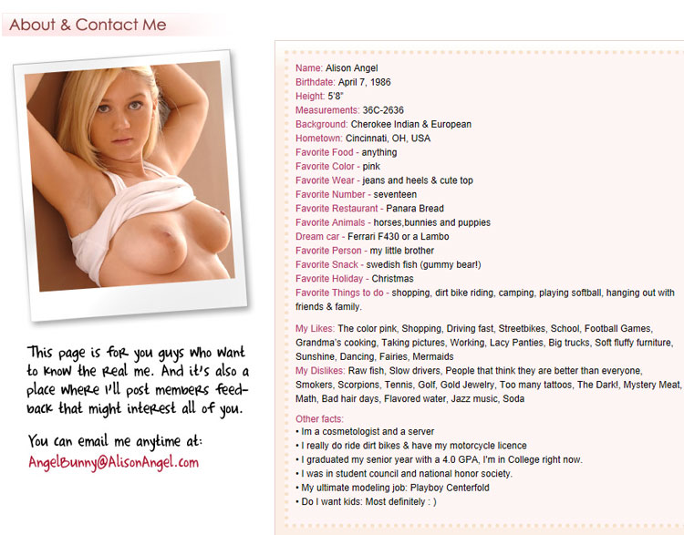 Alison Angel screenshot 1