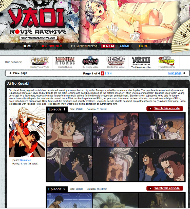 Yaoi Movie Archive Screenshot 1
