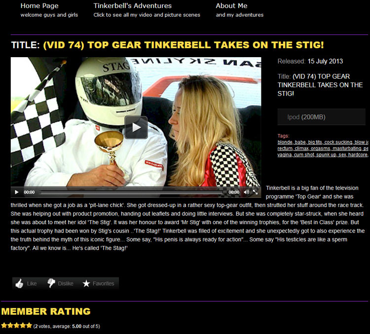 Naughty Tinkerbell screenshot 1