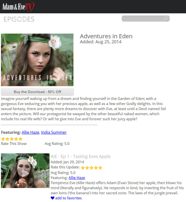 Adam and Eve screenshot 2