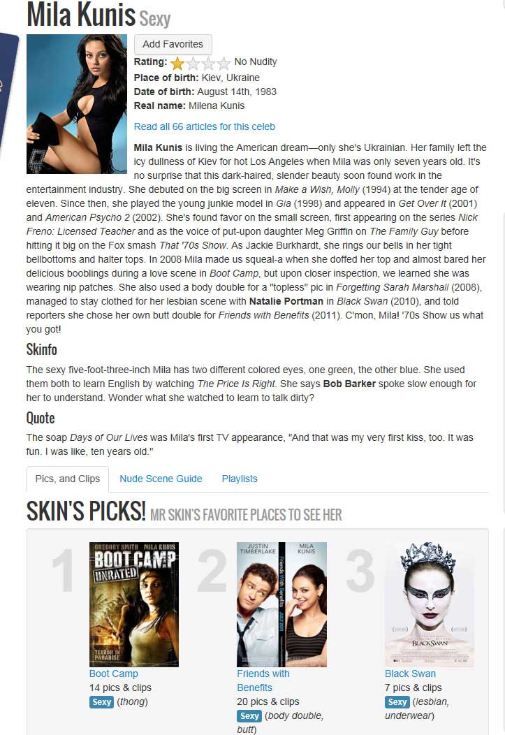 Mr Skin screenshot 3