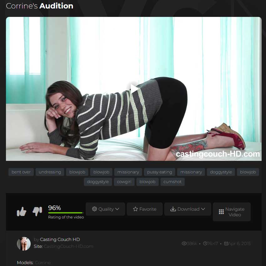 Capture d'écran 2 de Casting Couch HD