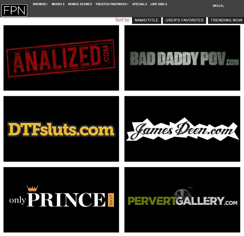 Full Porn Network screenshot 1