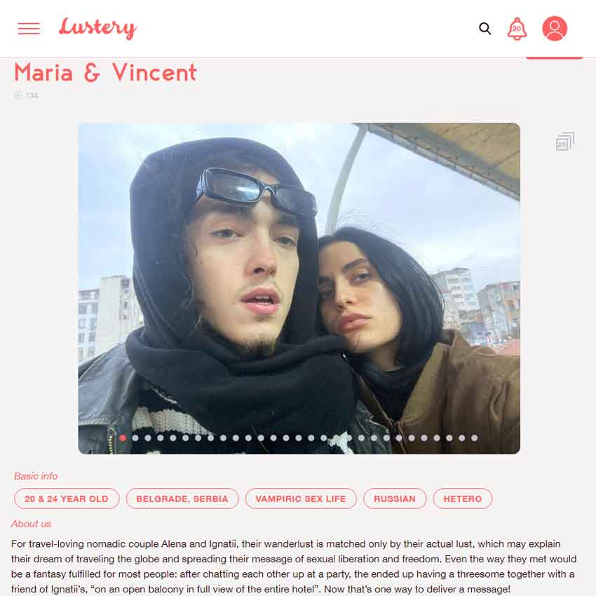 Lustery screenshot 1