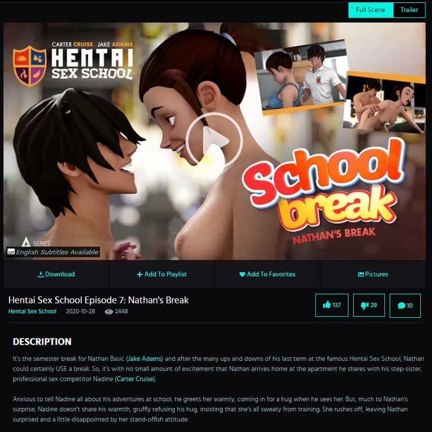 Hentai Sex School Screenshot 1