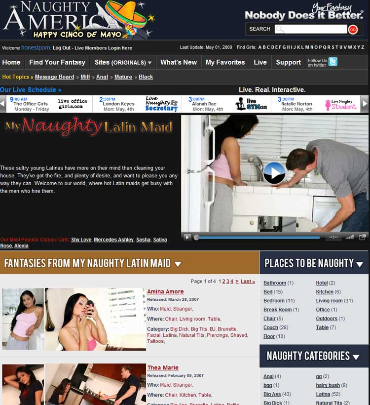 My Naughty Latin Maid screenshot 1