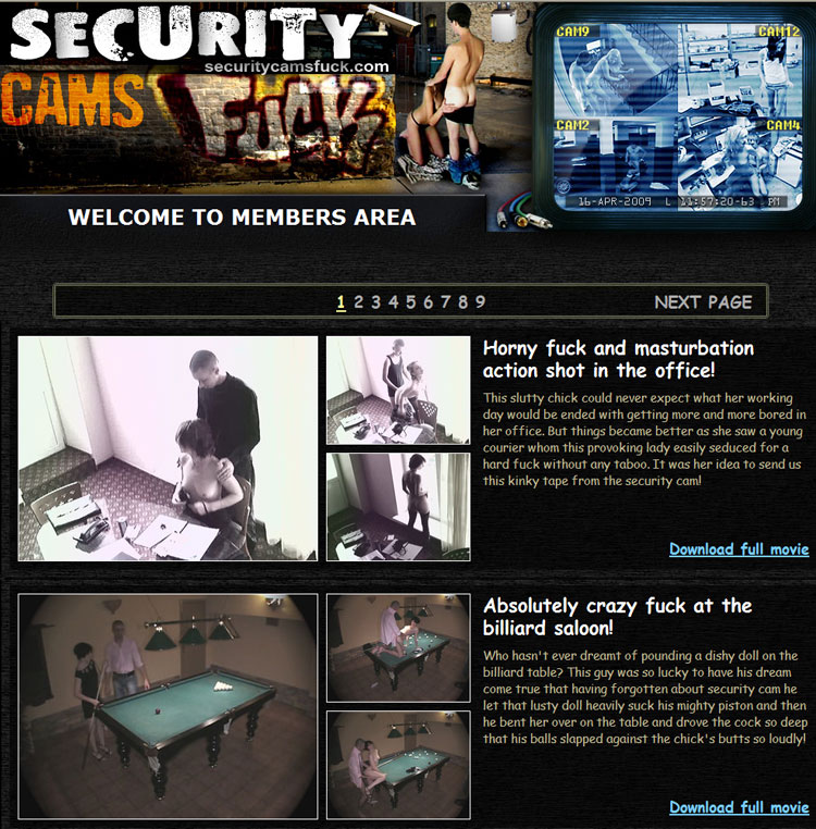 Security Cams Fuck