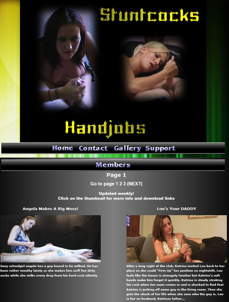Stuntcocks Handjobs