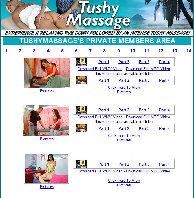 Tushy Massage